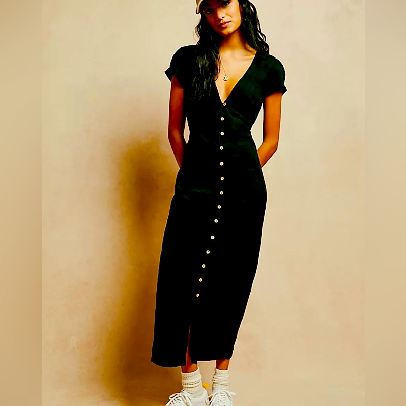 Free People New In Town Midi Dress